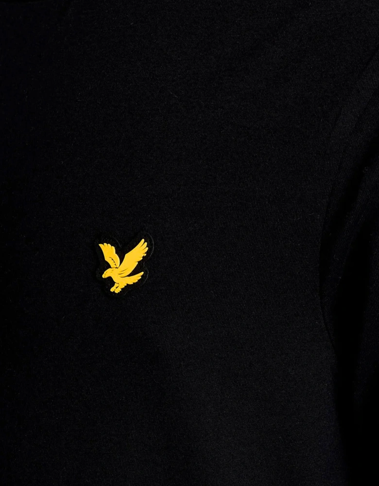 Lyle & Scott Jaquard tape T shirt JET BLACK