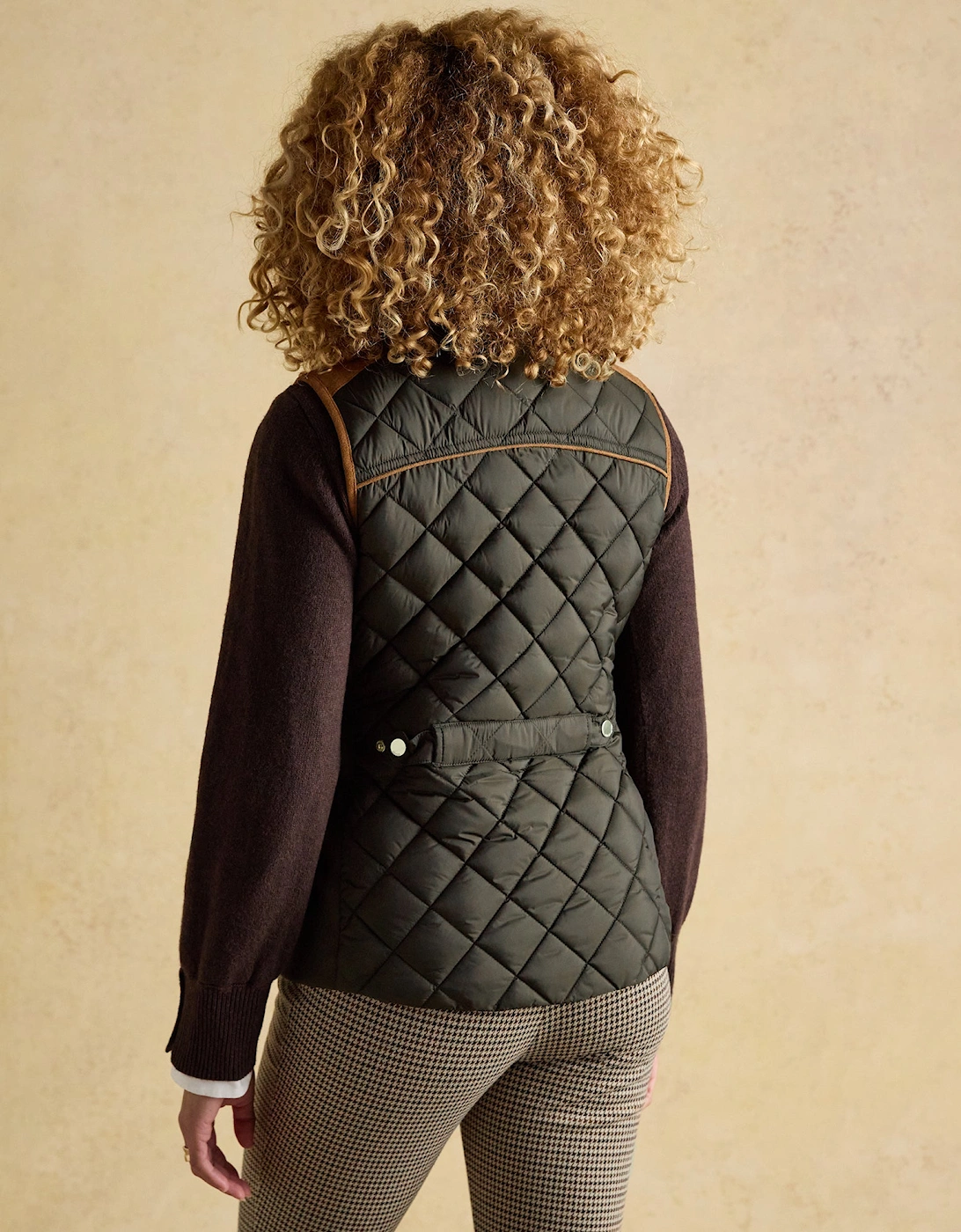 BRAEMAR LUXE GILET Womens Gilets Green