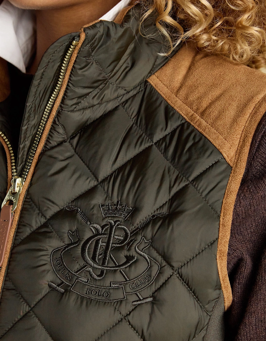 BRAEMAR LUXE GILET Womens Gilets Green