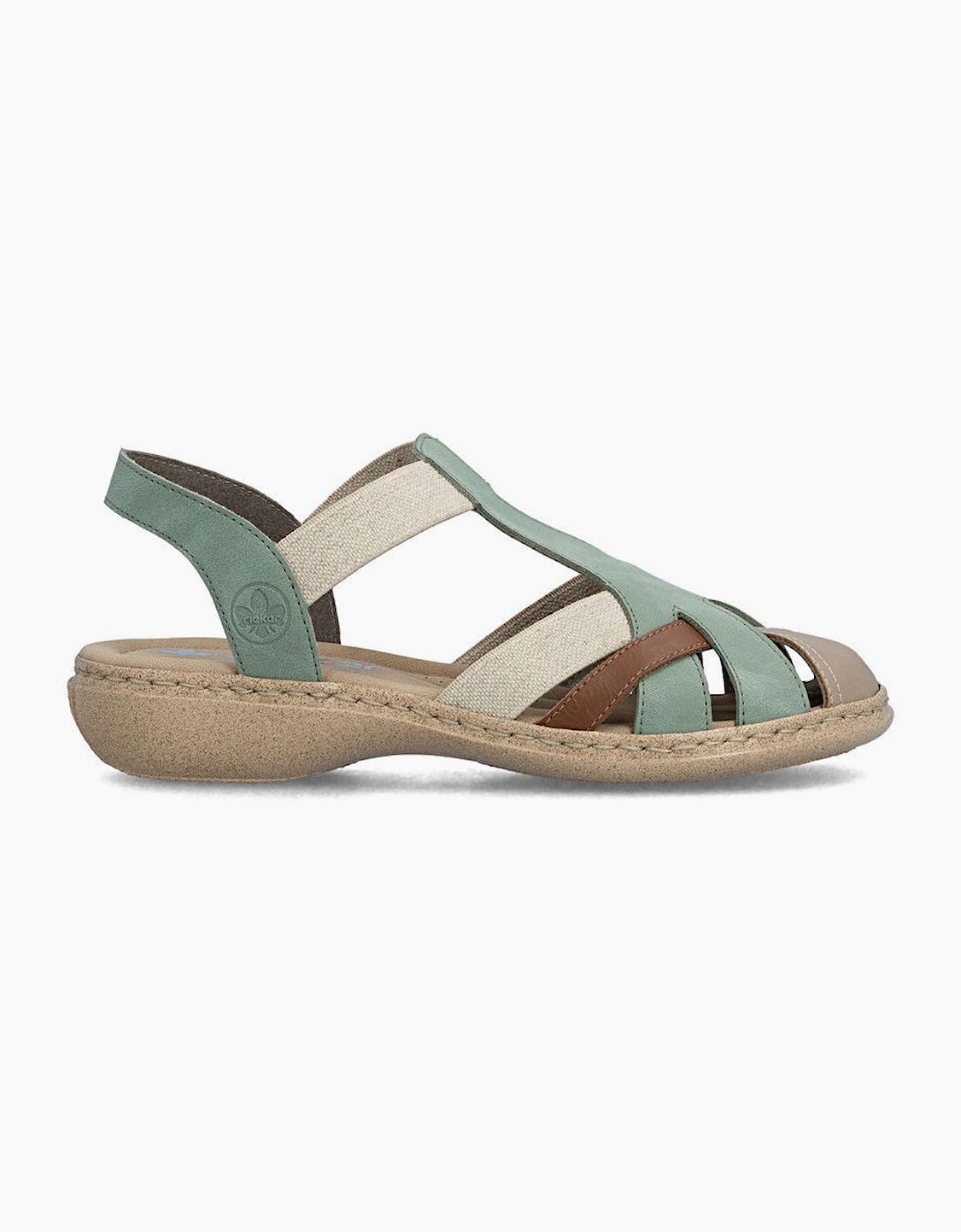 Rieker Women's Rieker 61852 Womens Ankle Strap Sandals Green