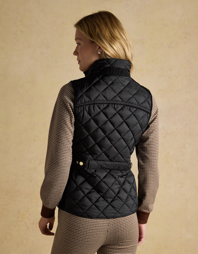 BRAEMAR LUXE GILET Womens Gilets Black
