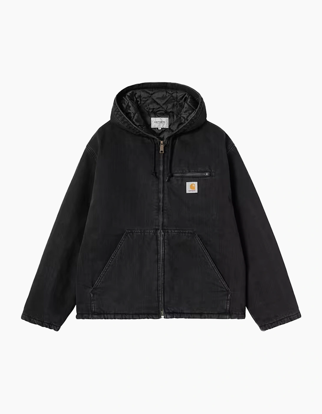 Carhartt Wip Men's Black Cleveland Jacket /Stone Washed  40/Regular L