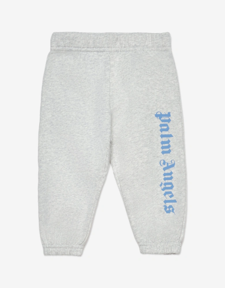 Baby Boys Overlogo Joggers in Grey