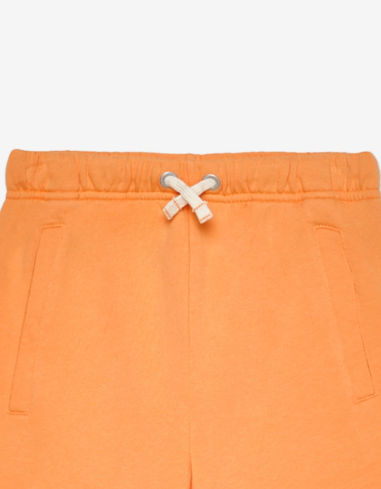 Boys Overlogo Sweat Shorts in Orange