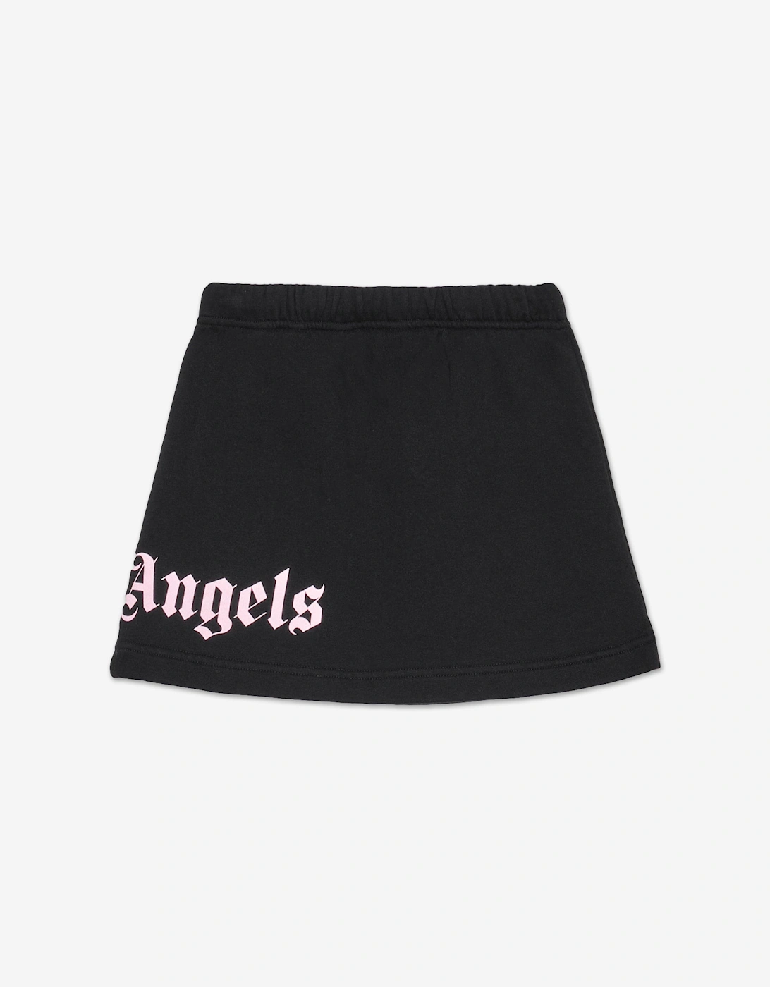 Girls Overlogo Sweat Skirt in Black