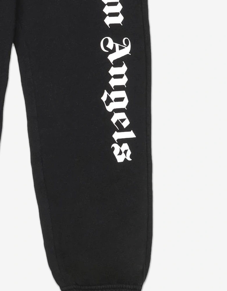 Boys Overlogo Joggers in Black