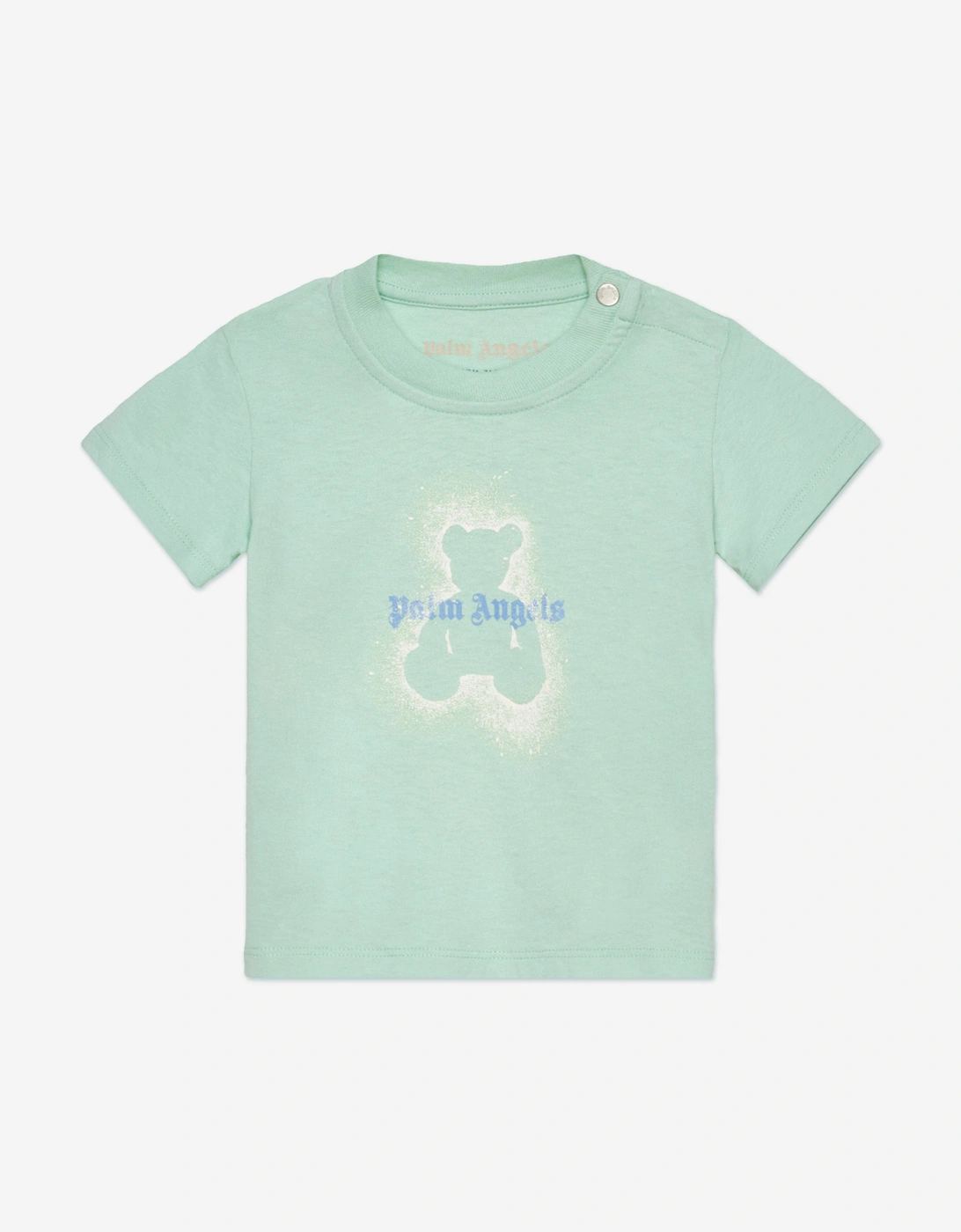 Baby Boys Spray Bear T-Shirt in Green, 5 of 4