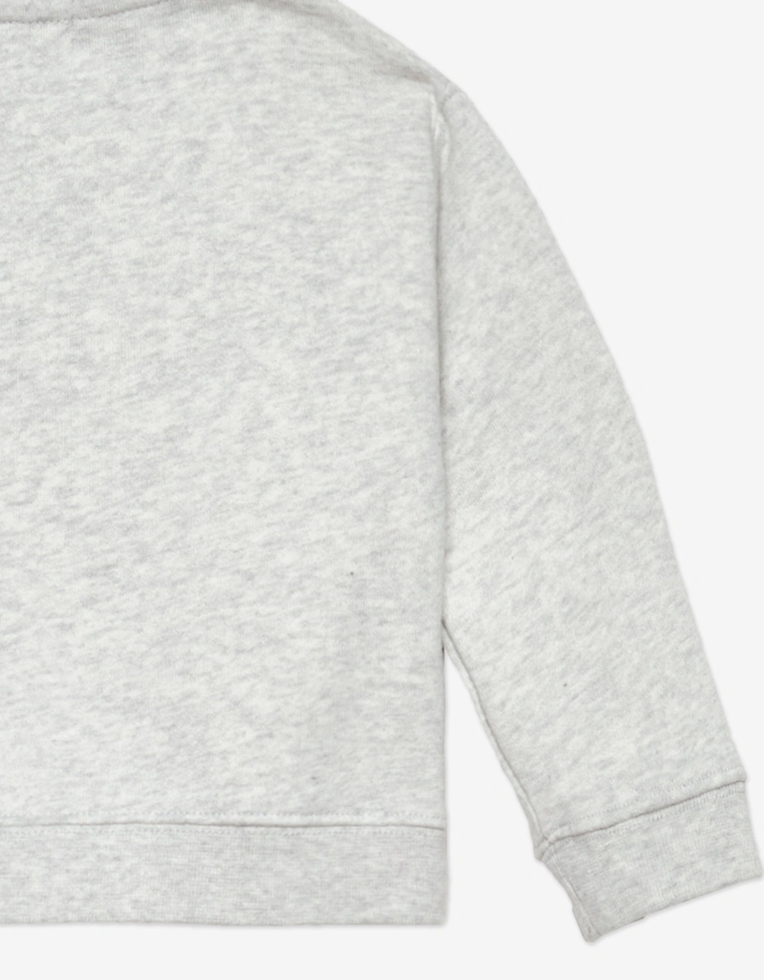 Baby Boys Curved Logo Sweatshirt in Grey