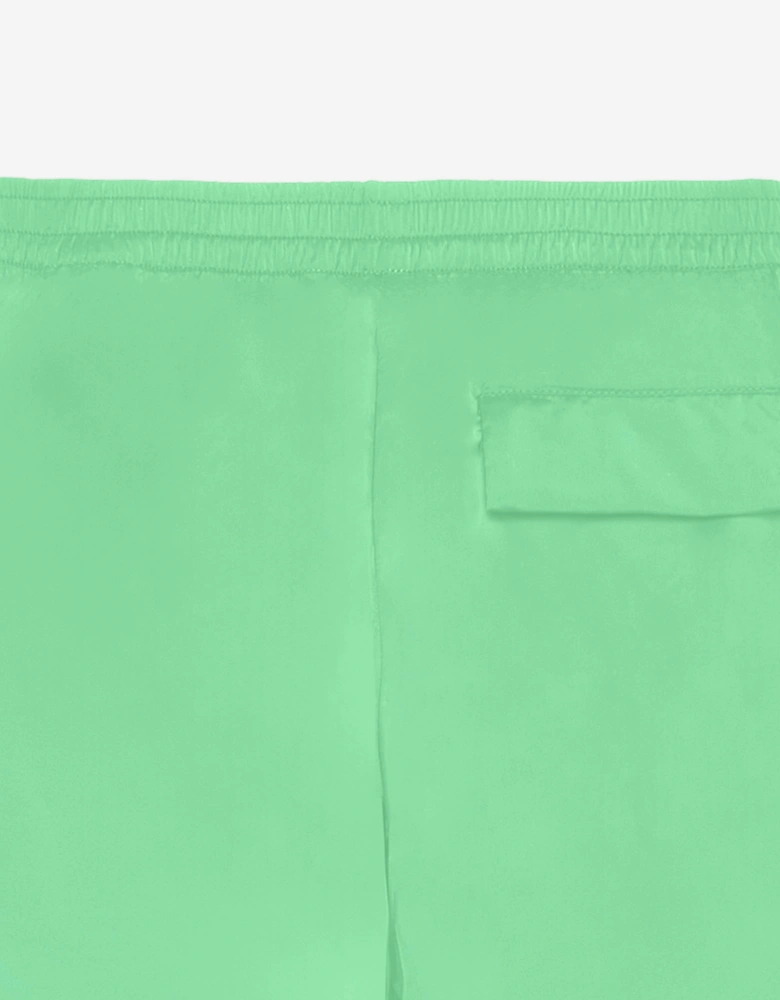 Palm Angels Boys Overlogo Swim Shorts in Green