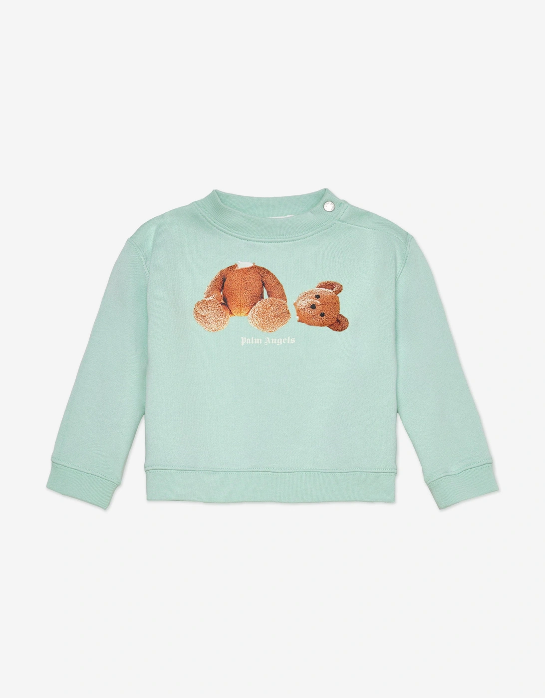 Baby Boys Bear Sweatshirt in Green, 5 of 4