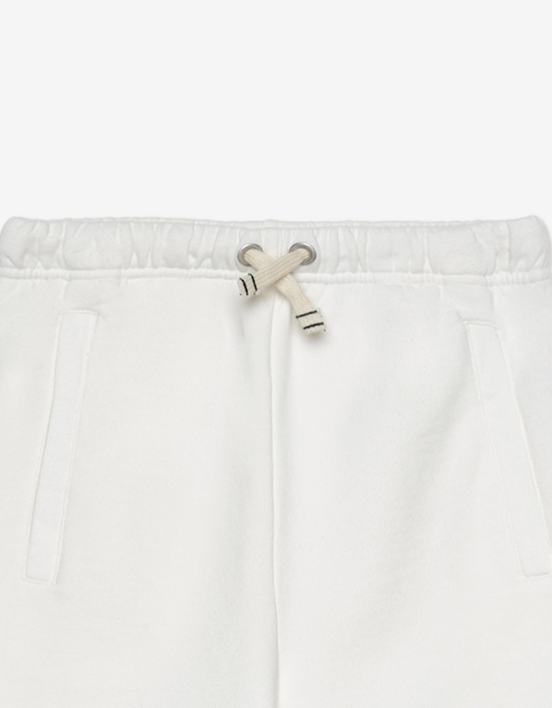 Palm Angels Boys Overlogo Sweat Shorts in Ivory