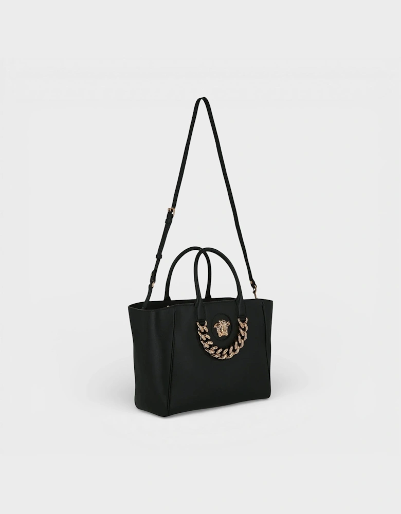 La Medusa Medium Tote Bag Black