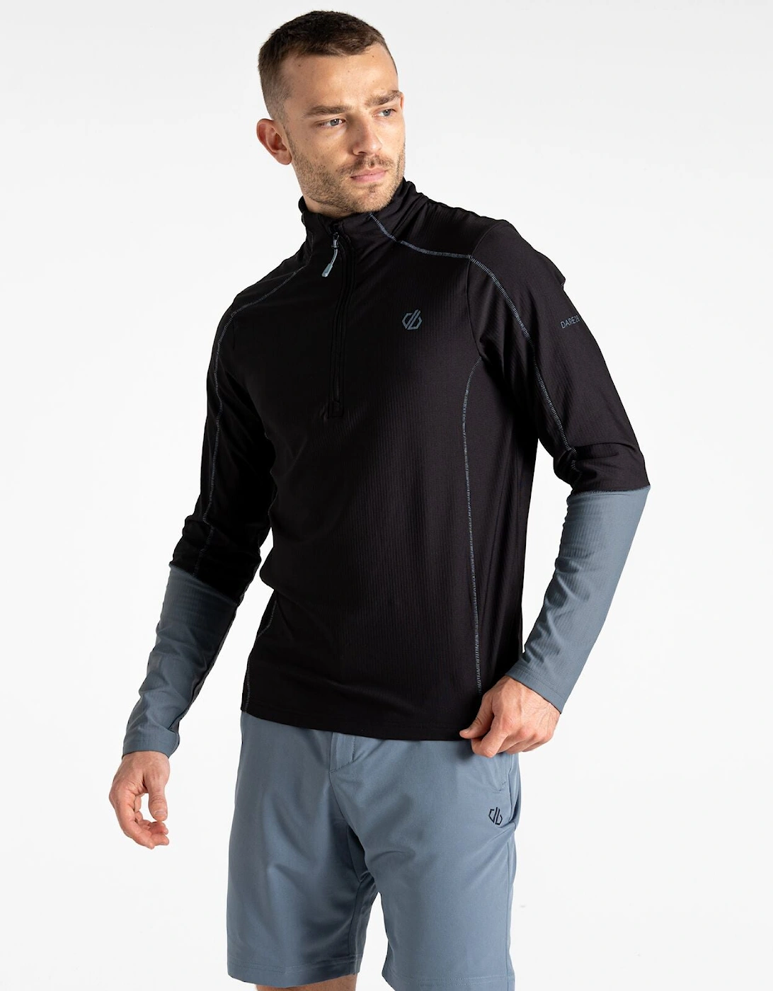 Dare 2B Mens Torrek Lite Jersey Half Zip Fleece, 2 of 1