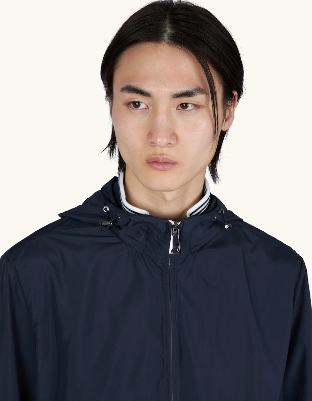 Microfiber light & Breathable Windbreaker Jacket 013 Navy