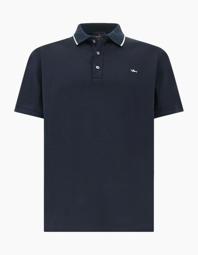 Aqa Touch Cotton Polo Shirt 013 Navy