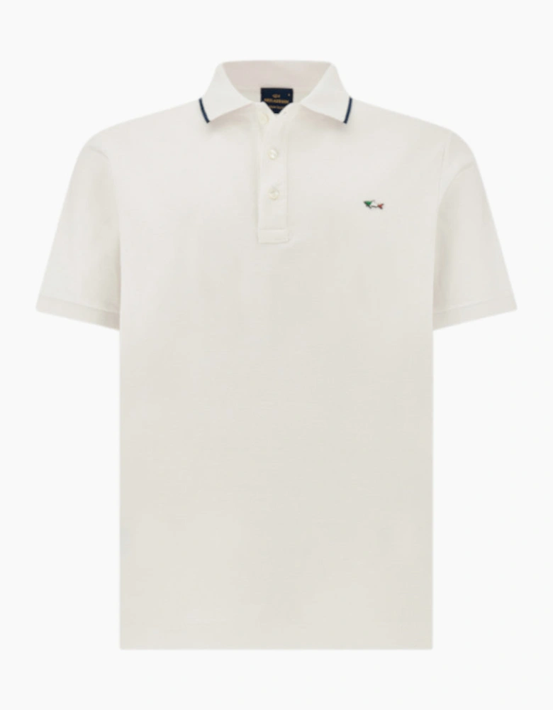 Aqa Touch Cotton Polo Shirt 010 White
