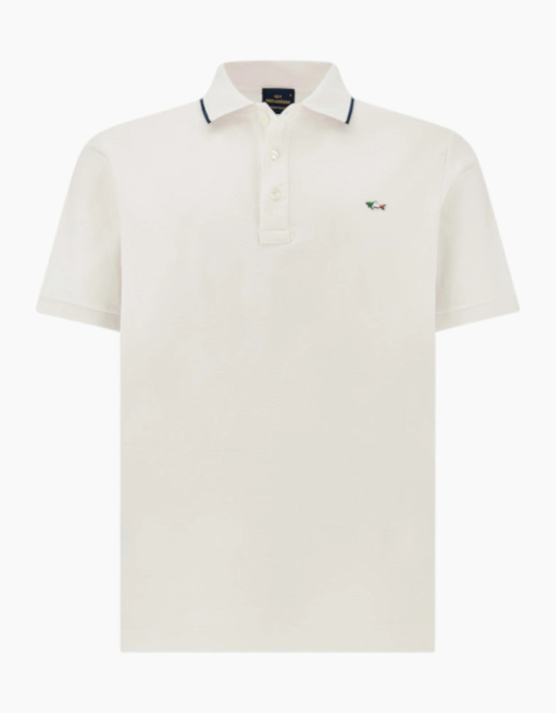 Aqa Touch Cotton Polo Shirt 010 White, 5 of 4