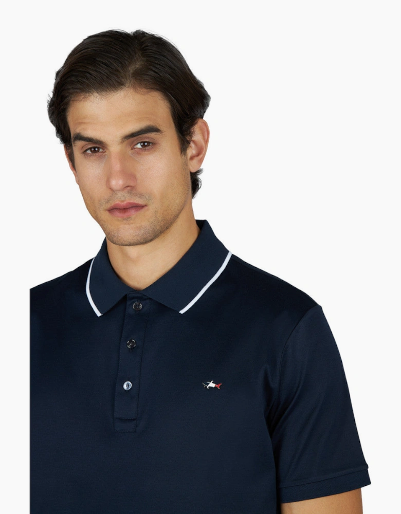 Aqa Touch Cotton Polo Shirt 013 Navy