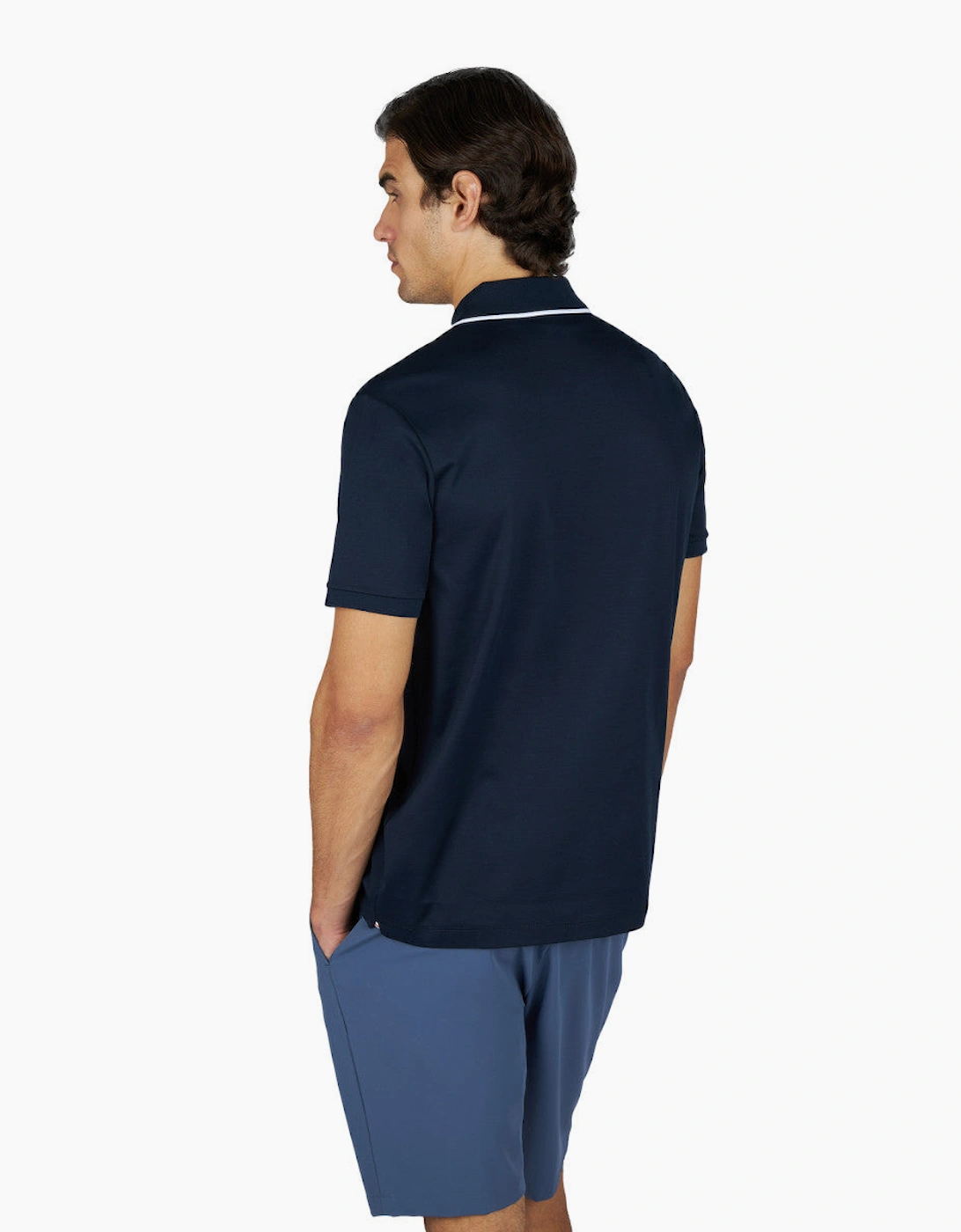 Aqa Touch Cotton Polo Shirt 013 Navy