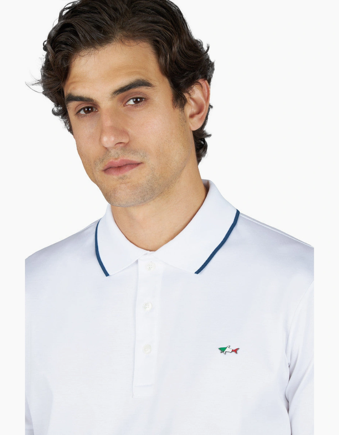 Aqa Touch Cotton Polo Shirt 010 White