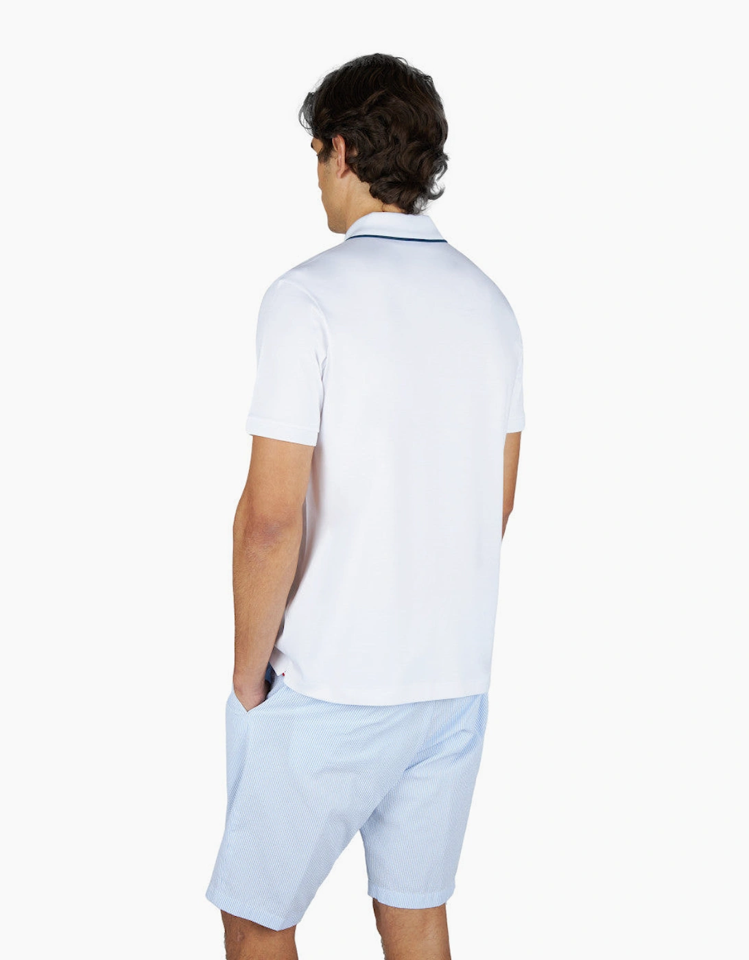 Aqa Touch Cotton Polo Shirt 010 White