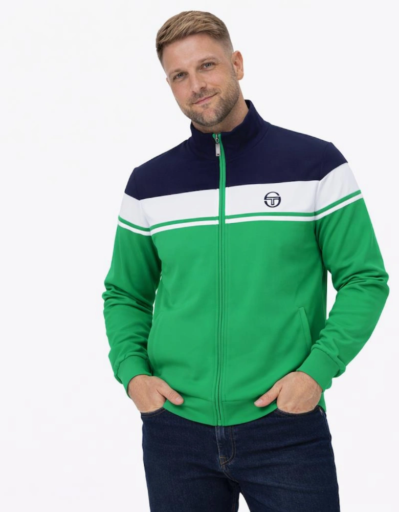 Damarindo Track Top Jacket Maritime Blue/White/Fern Green