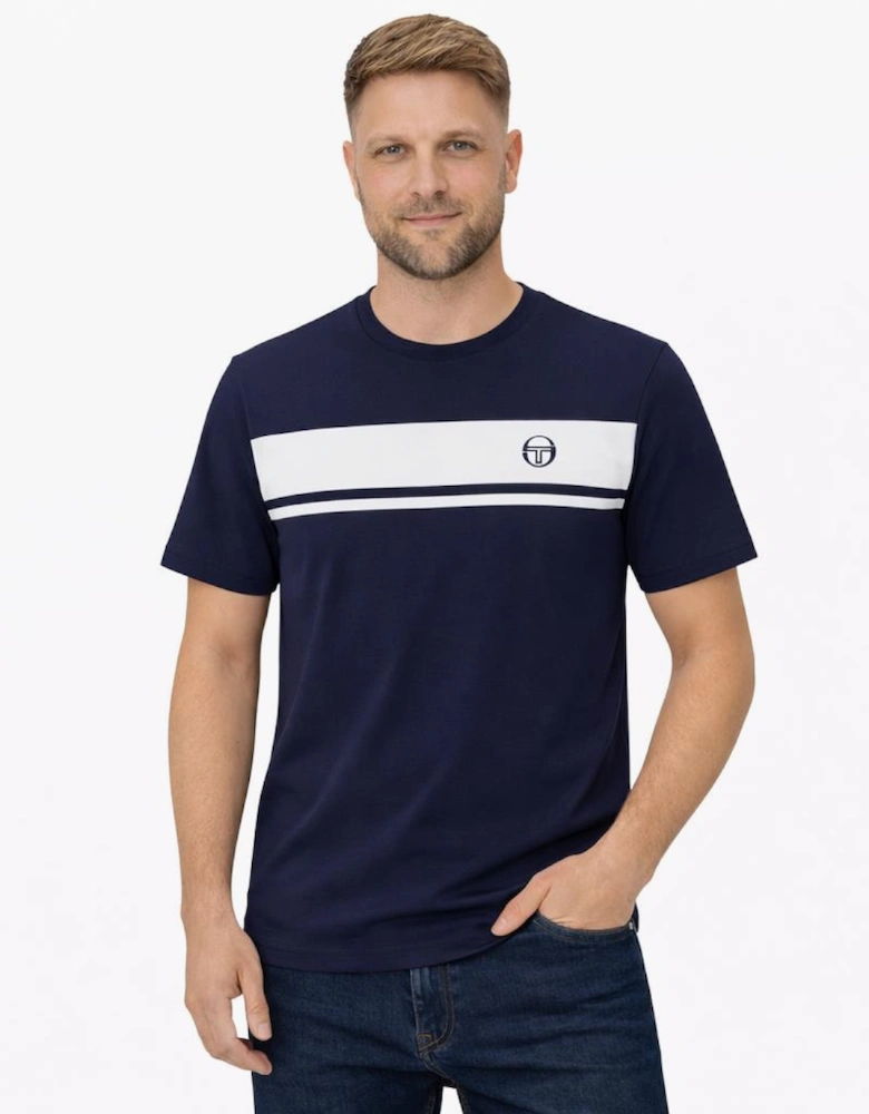 Master T-Shirt Navy/White Tonal