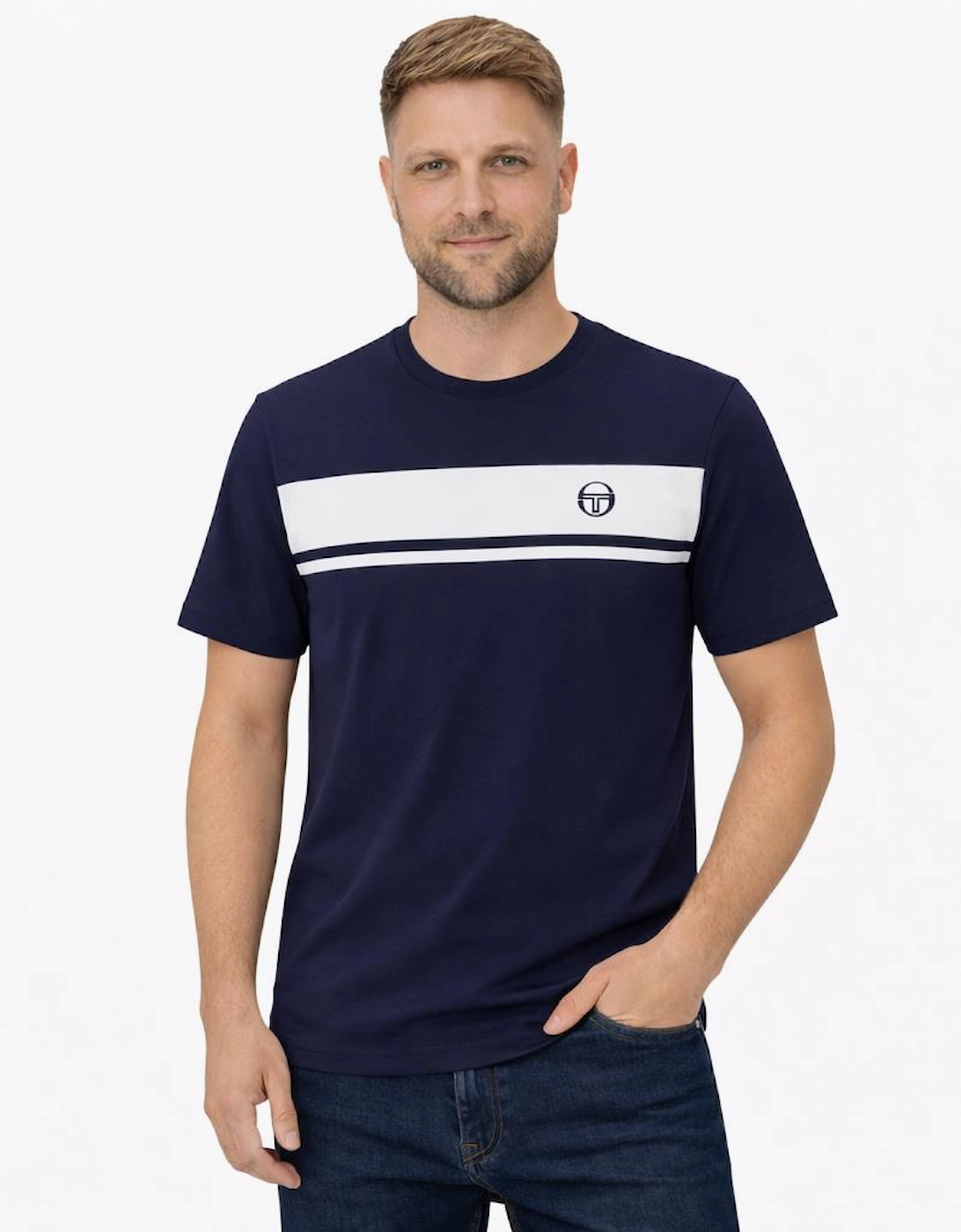 Master T-Shirt Navy/White Tonal
