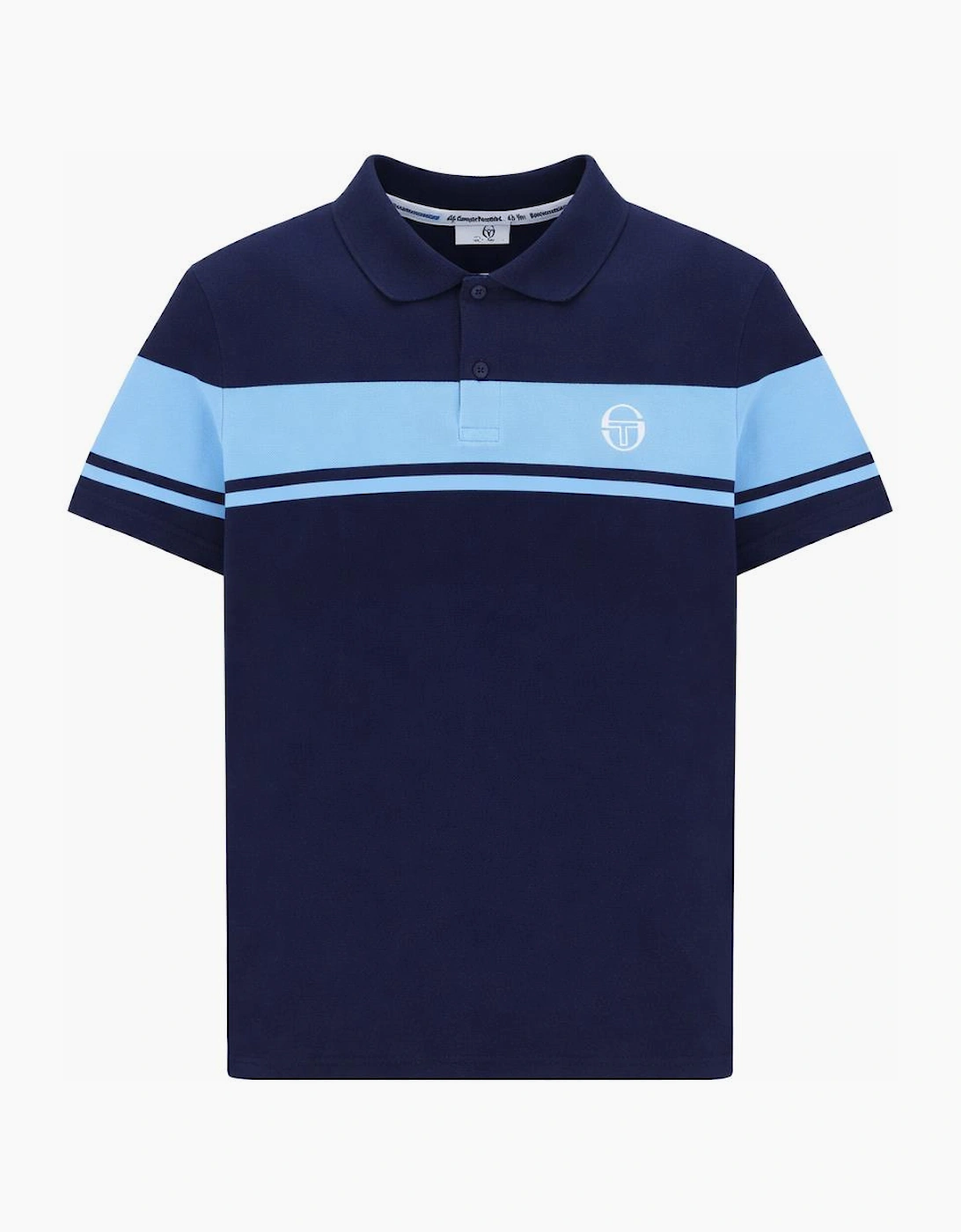Young Line Polo Shirt Maritime Blue/Baltic Sea, 4 of 3