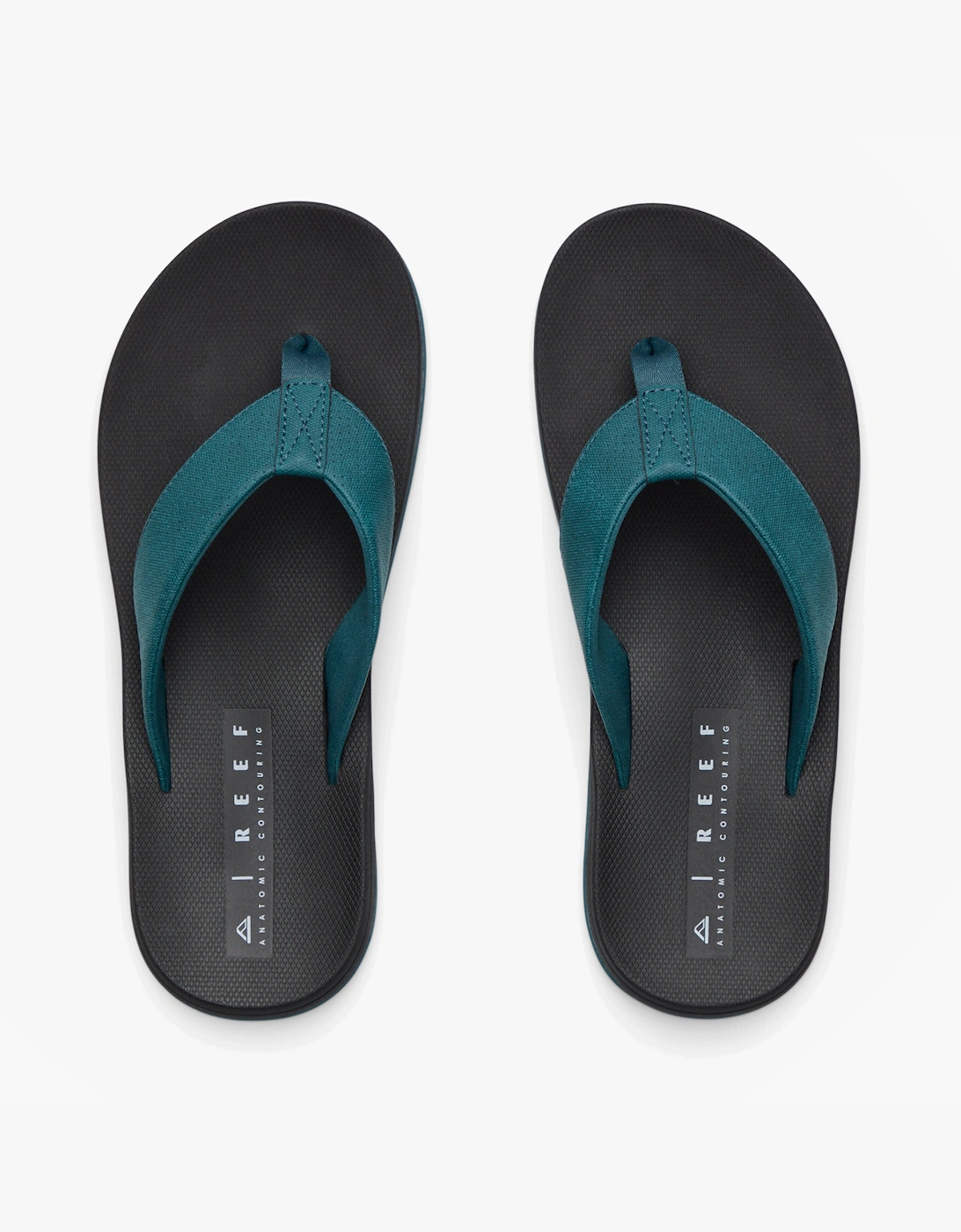 Reef Men's Blue The Nox Flip-Flops Mediterranea/Black - Size: 7