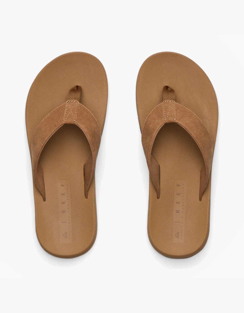 THE NOX Mens Toe-Post Sandals Tobacco