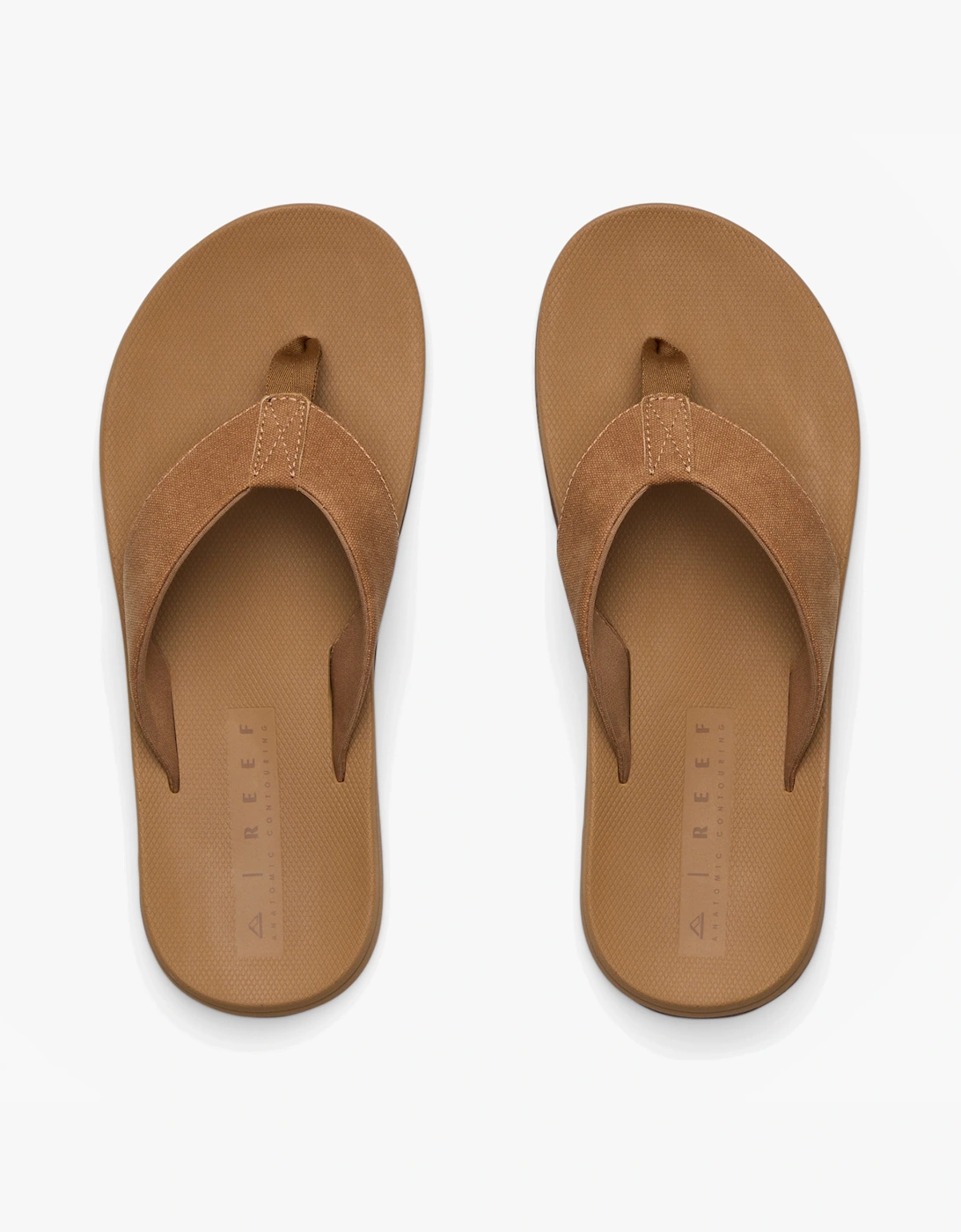 Reef Men's Brown The Nox Toe-Post Sandals Tobacco - Size: 9