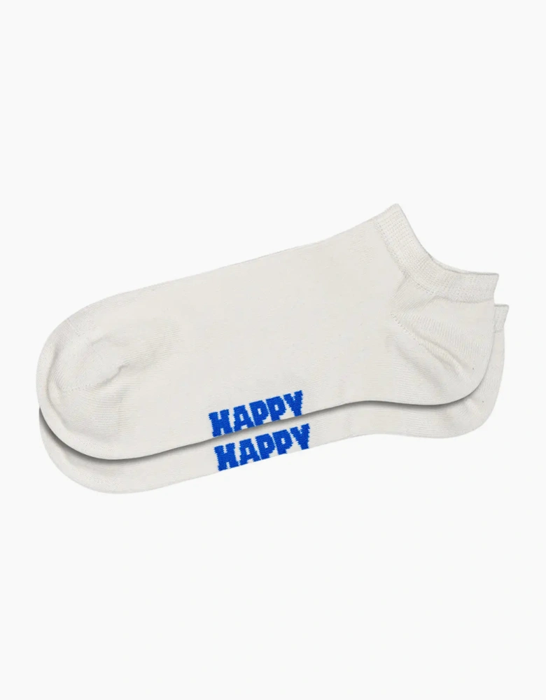 3-Pack Solid Low Socks White