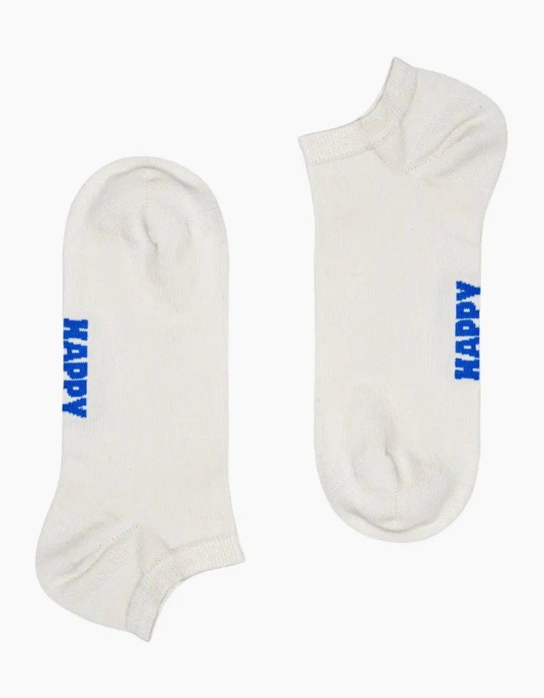 3-Pack Solid Low Socks White