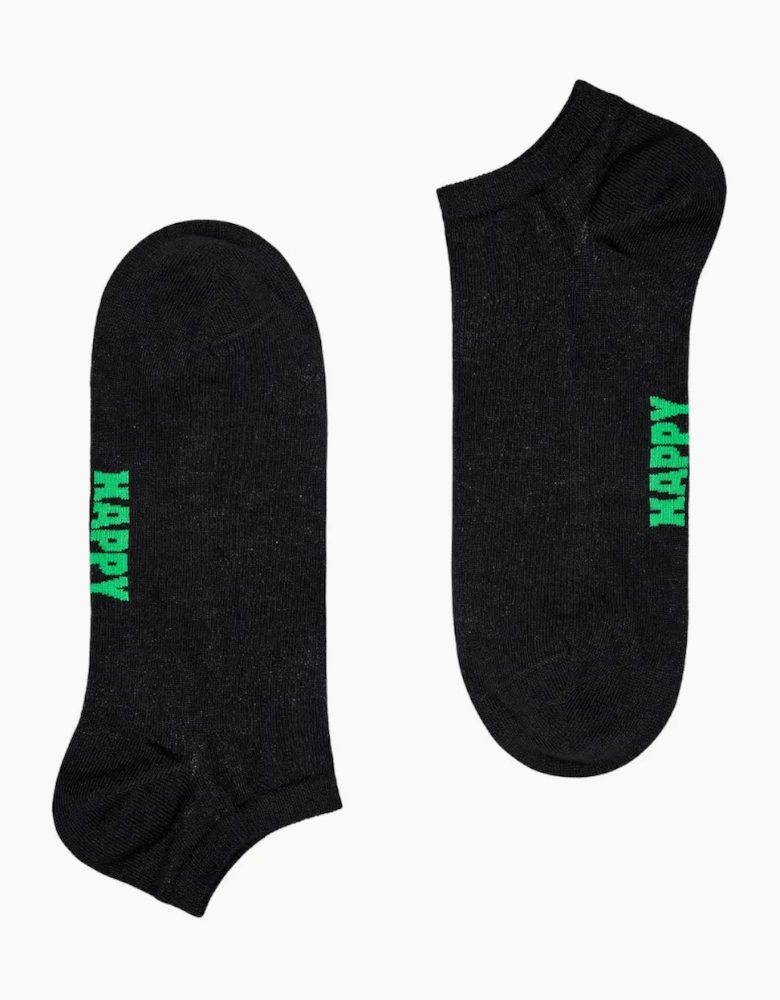 3-Pack Solid Low Socks Black