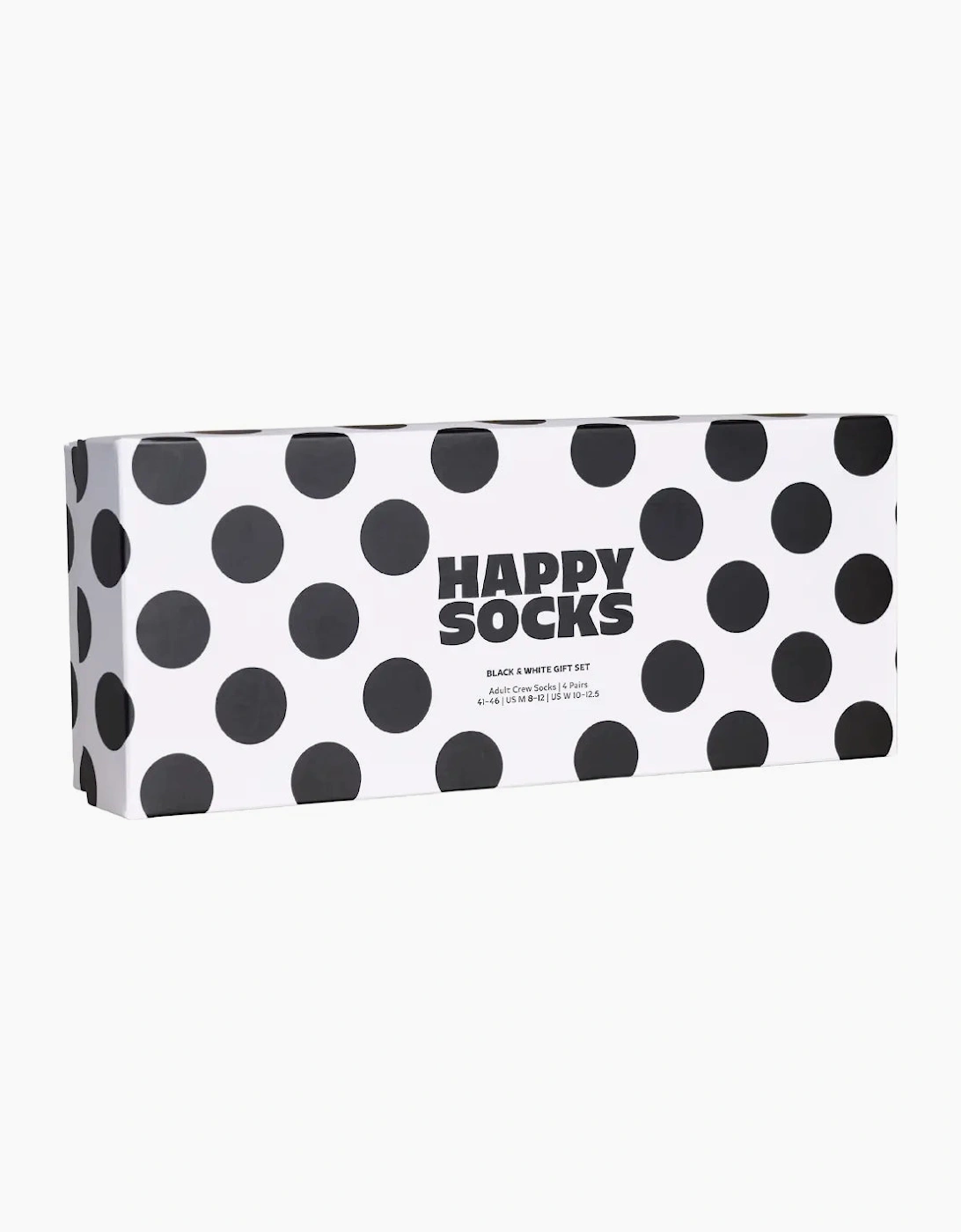 4-Pack Black and White Socks Gift Set