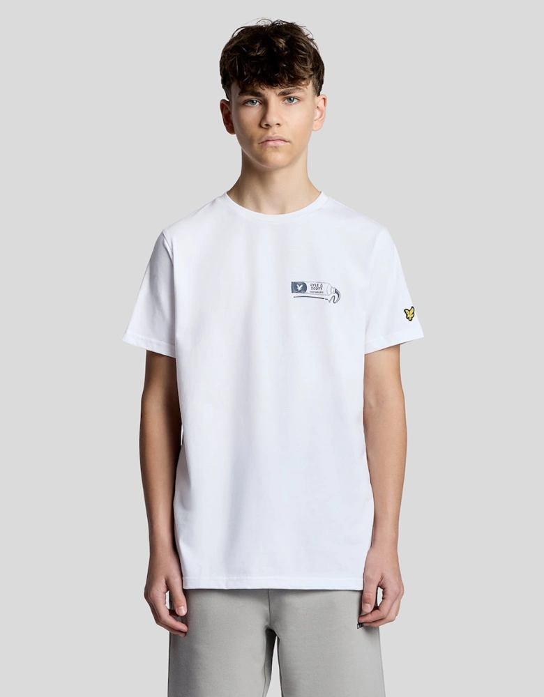 Back Print Graphic T-Shirt
