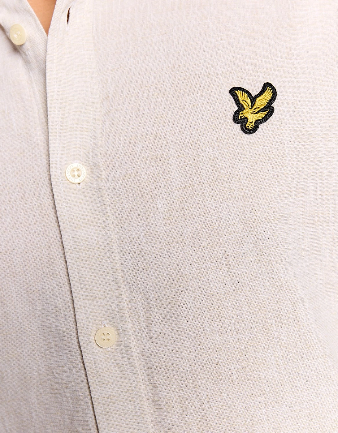 Linen Blend Oxford Shirt