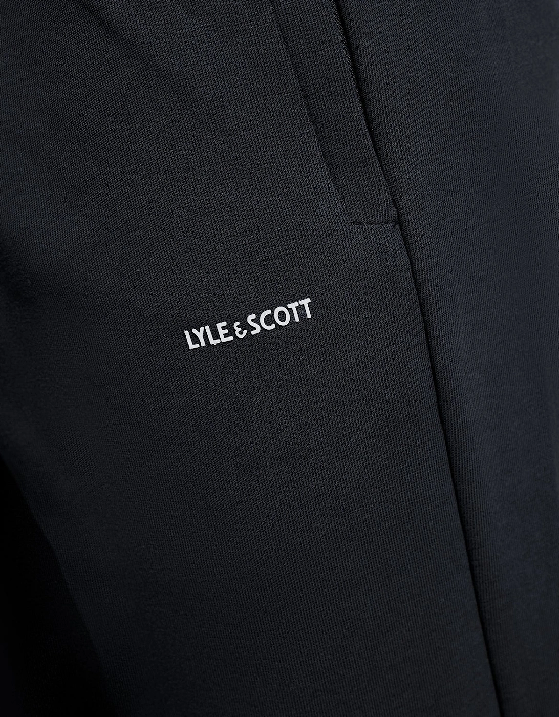 Cotton Blend Script Jogger