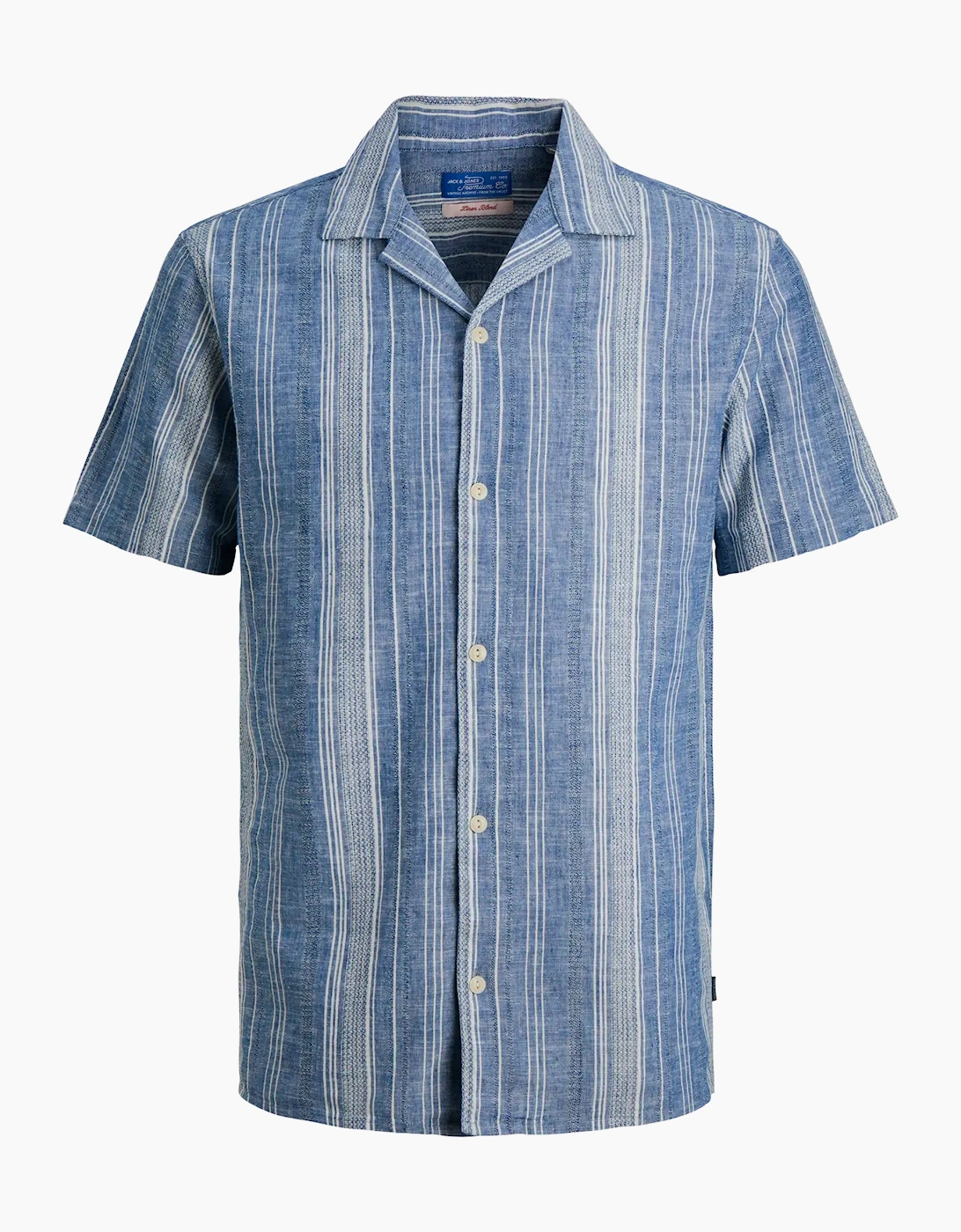 Jack & Jones JPR BLUESUMMER Lin dobby shirt ASHLEY BLUE, 5 of 4