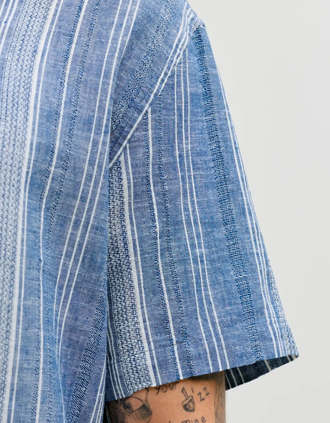 Jack & Jones JPR BLUESUMMER Lin dobby shirt ASHLEY BLUE
