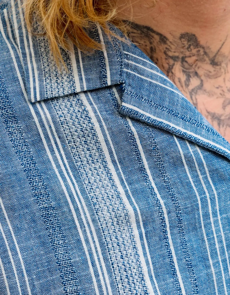 Jack & Jones JPR BLUESUMMER Lin dobby shirt ASHLEY BLUE