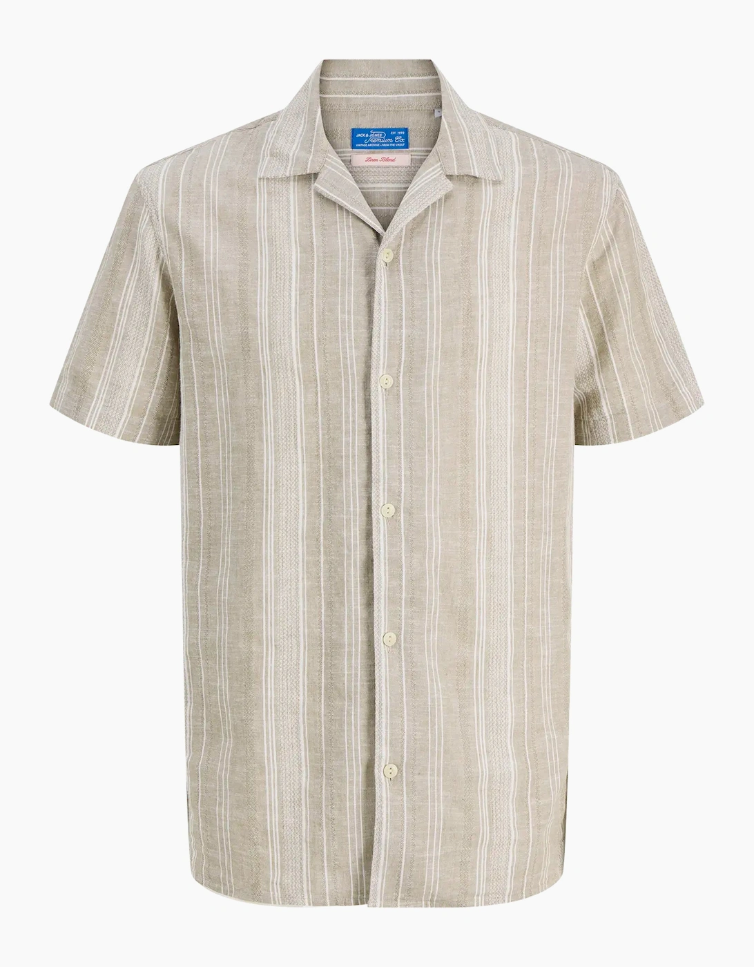 Men's Jack & Jones Jpr Bluesummer Lin Dobby Shirt Mermaid - Green - Size, 38/Regular