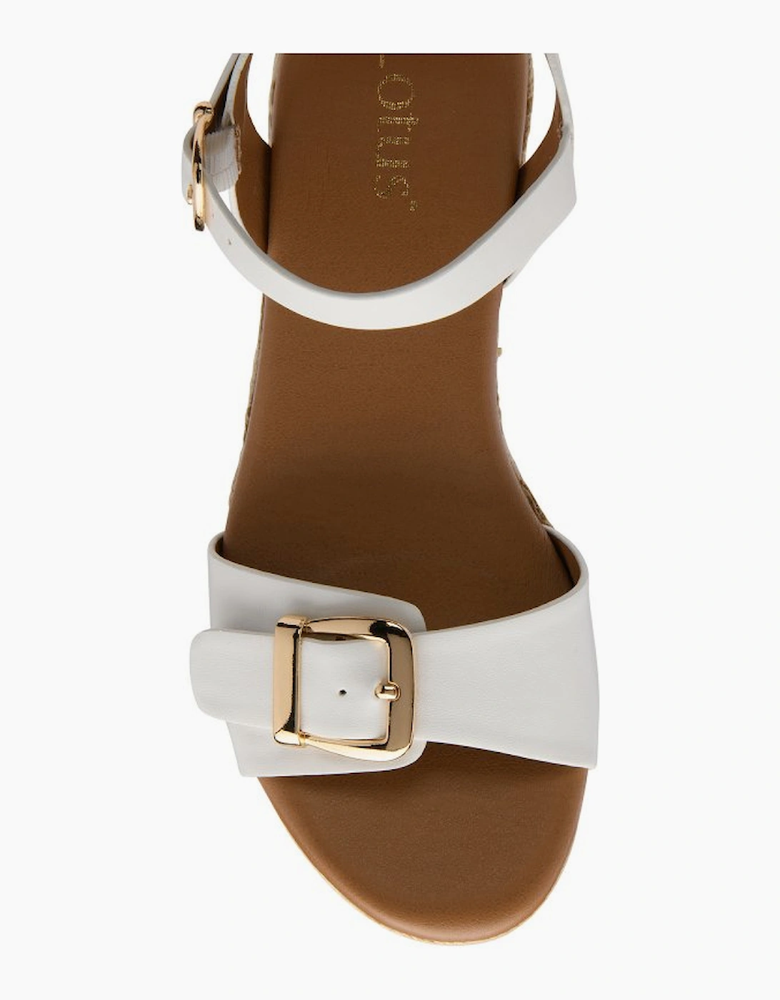 Lotus Women's White Emeia Wedge Sandals - Image 3