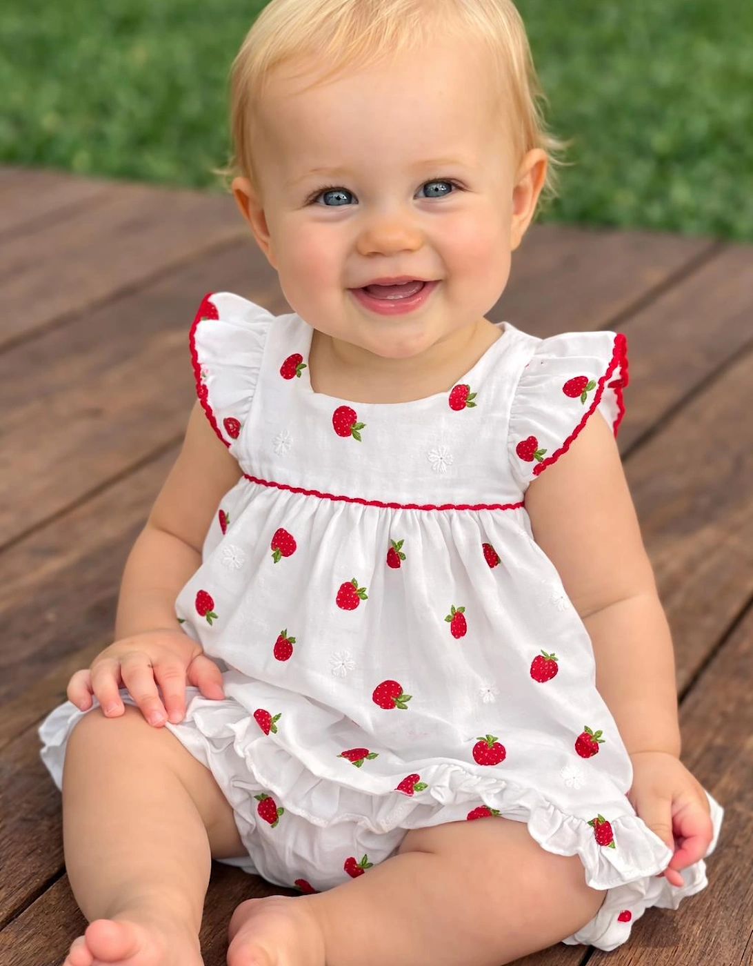 BABY GIRL/TODDLER DRESS/BLOOMERS SET DBV26306, 2 of 1