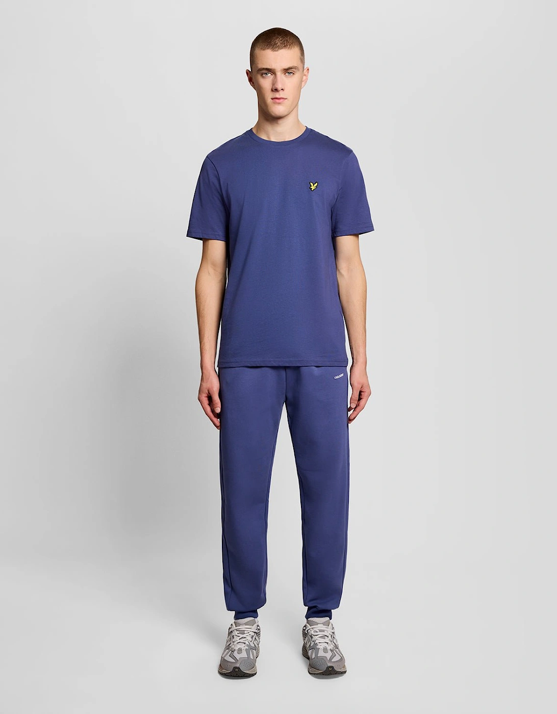 Lyle And Scott Men's Navy Cotton Blend Script Jogger - Size: 33/32/32/38/Regular