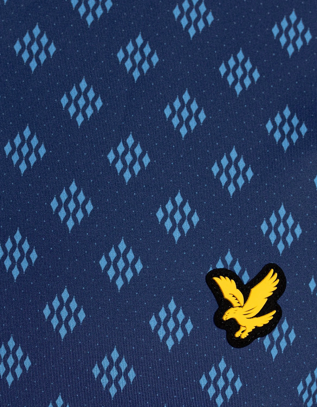 Argyle Print Polo Shirt