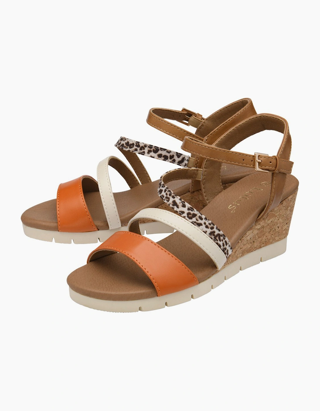 Kitty Womens Wedge Sandals