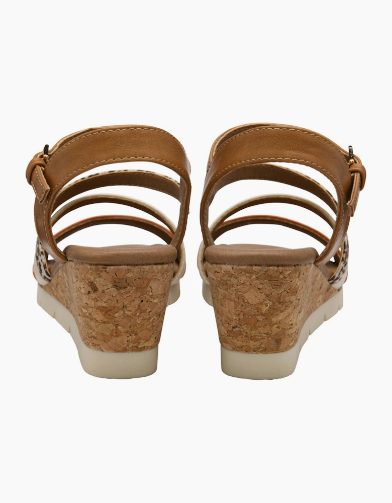 Kitty Womens Wedge Sandals