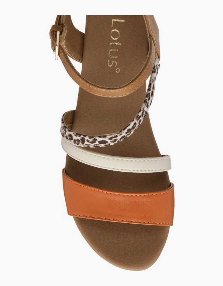 Kitty Womens Wedge Sandals